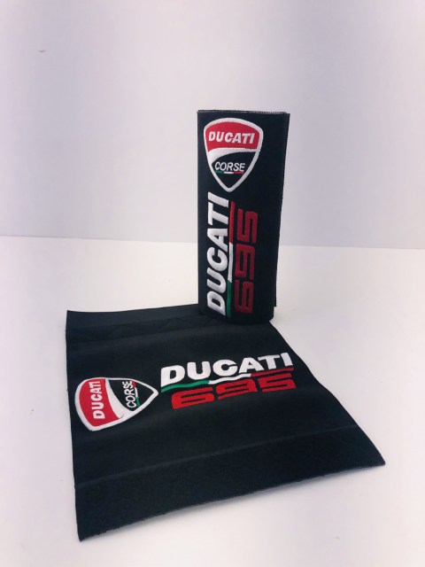 lower fork cover for Ducati Monster 695 logo corse