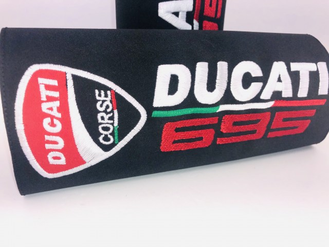 lower fork cover for Ducati Monster 695 logo corse